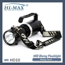 High quality 45W/65/HID Xenon flashlight scuba hid diving torches